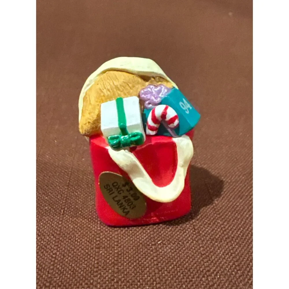 Hallmark Merry Miniatures Christmas Puppy in Gift Sack